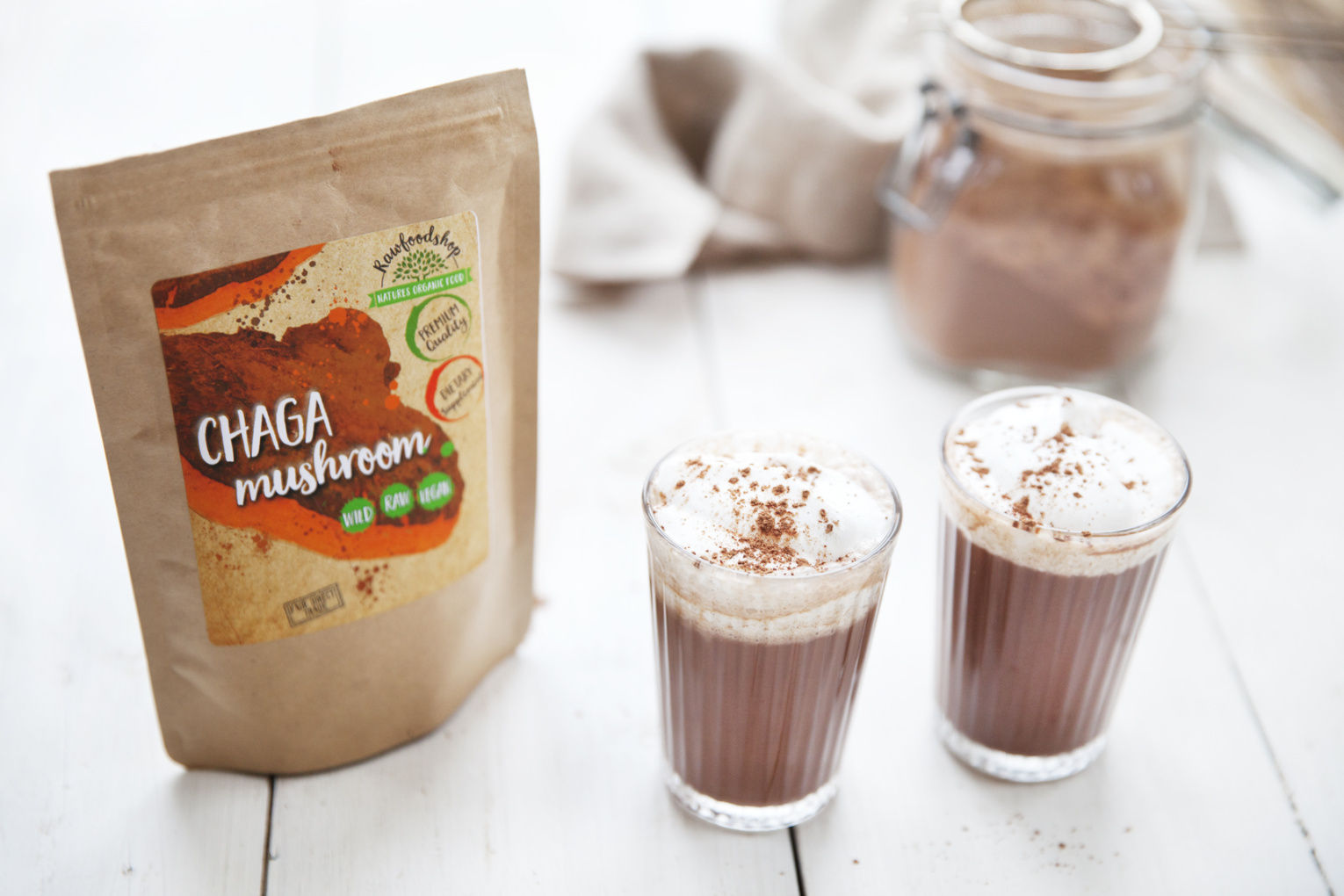 Opplev ekstra kos denne vinteren - drikk varm sjokolade med chaga og reishi