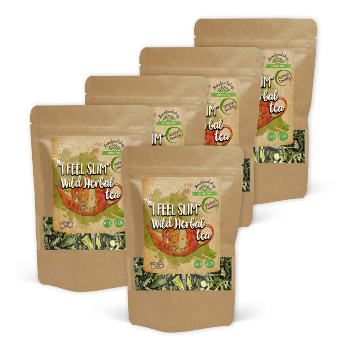I Feel Slim Vill Urtete 100g x 5 pakker i gruppen Råvarer & Drikke / Drikkevarer / Te hos Rawfoodshop Scandinavia AB (10749-SET5)