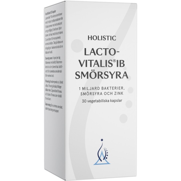 Holistic Vitalis IB Smørsyre 30kaps i gruppen Helse / Bruksområde / Mage og tarm hos Rawfoodshop Scandinavia AB (11150-1)