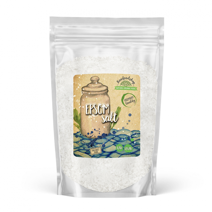 Epsom Salt 1kg i gruppen Kroppspleie / DIY Råvarer / Naturlige tilsetningsstoffer hos Rawfoodshop Scandinavia AB (114443)
