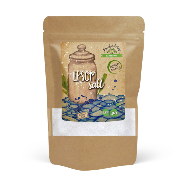 Epsom Salt 1kg i gruppen Kroppspleie / DIY Råvarer / Naturlige tilsetningsstoffer hos Rawfoodshop Scandinavia AB (114443)