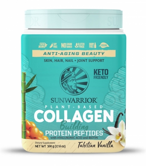 Sunwarrior Kollagenbyggende Protein Vanilje 500g i gruppen Helse / Kosttilskudd / Kollagenet hos Rawfoodshop Scandinavia AB (1283)