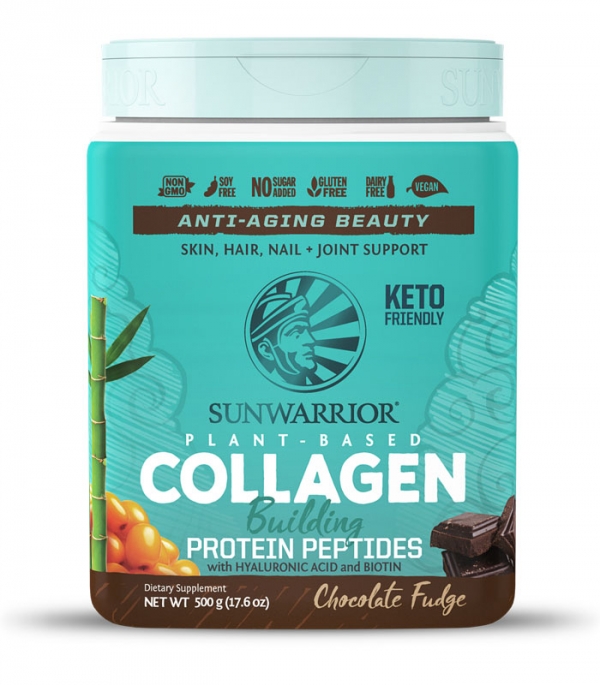 Sunwarrior Collagen Building Protein Sjokolade 500g i gruppen Helse / Kosttilskudd / Kollagenet hos Rawfoodshop Scandinavia AB (1284)