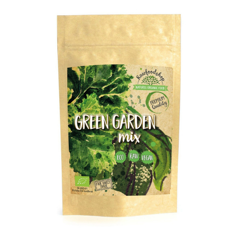 Green Garden Mix ØKO 150G i gruppen OUTLET 30-80% / Urter, alger & sopp 30-50% / Urter, alger & sopp 30% hos Rawfoodshop Scandinavia AB (128756)