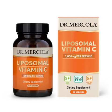 Dr. Mercola C-vitamin Liposomal 60 kapsler i gruppen Helse / Kosttilskudd / Vitaminer / Enkle vitaminer hos Rawfoodshop Scandinavia AB (1413)