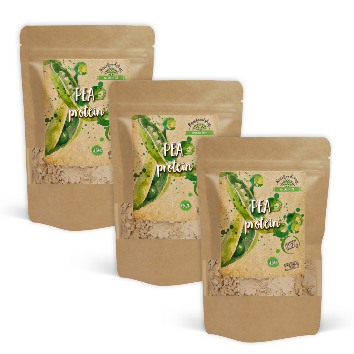 Erteprotein 500g x 3 pakker i gruppen Råvarer & Drikke / Helsekost / Proteinpulver hos Rawfoodshop Scandinavia AB (150145-SET3)