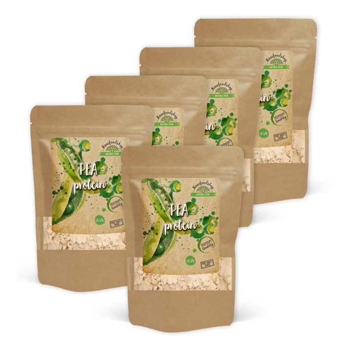 Erteprotein 500g x 5 pakker i gruppen Råvarer & Drikke / Helsekost / Proteinpulver hos Rawfoodshop Scandinavia AB (150145-SET5)