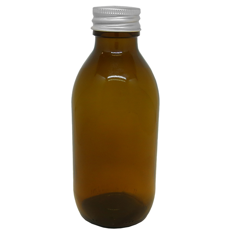 Medisinflaske Brun Glass 150ml i gruppen Kroppspleie / DIY Råvarer / Vegetabilske oljer hos Rawfoodshop Scandinavia AB (150LV-1)