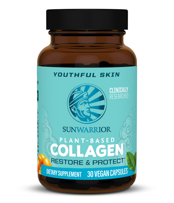 Sunwarrior Collagen Restore & Protect 30kaps i gruppen Helse / Bruksområde / Antioksidanter hos Rawfoodshop Scandinavia AB (1566)