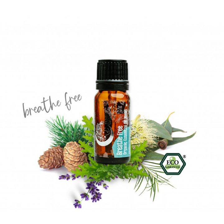 Eterisk Olje Breathe Free ØKO 10ml i gruppen Kroppspleie / DIY Råvarer / Essensielle oljer hos Rawfoodshop Scandinavia AB (17443637)