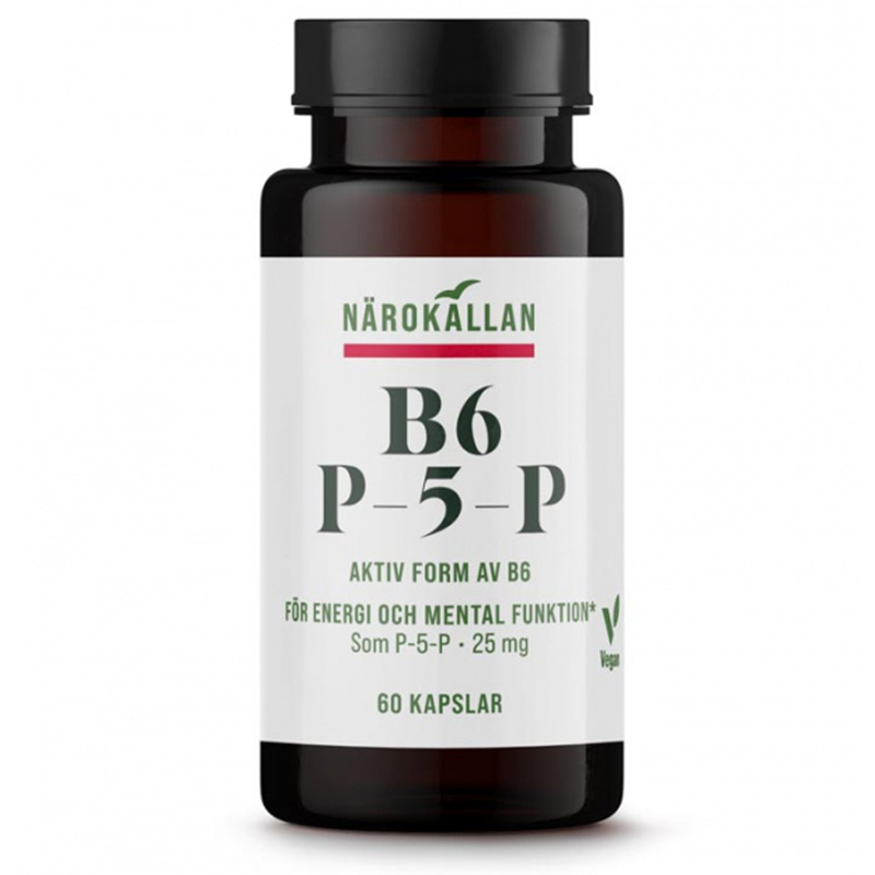 B6 P5P 25 mg i gruppen Helse / Kosttilskudd / Vitaminer hos Rawfoodshop Scandinavia AB (1752)