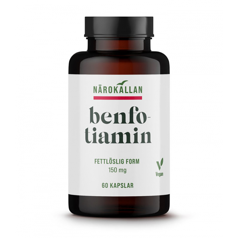 Benfotiamin 150 mg i gruppen Helse / Kosttilskudd / Vitaminer / Enkle vitaminer hos Rawfoodshop Scandinavia AB (1753)