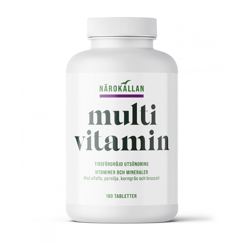Multivitamin tidsforsinket 180 tabletter i gruppen Helse / Kosttilskudd / Vitaminer / Multivitaminer hos Rawfoodshop Scandinavia AB (1820)