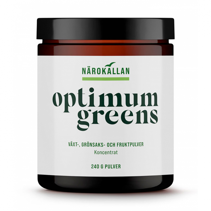 Optimum Greens 240g i gruppen Helse / Kosttilskudd hos Rawfoodshop Scandinavia AB (1866)