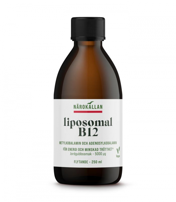 Liposomal B12 5000 mcg 250ml i gruppen Helse / Kosttilskudd / Vitaminer / Enkle vitaminer hos Rawfoodshop Scandinavia AB (1872)