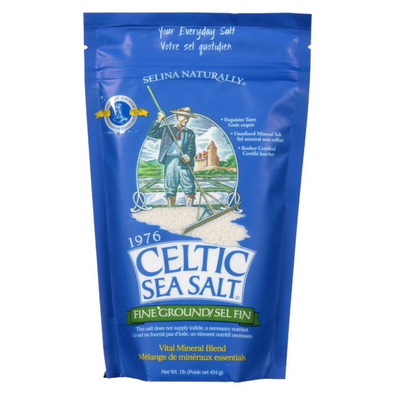 Celtic Havsalt Fintmalt 454 g i gruppen Råvarer & Drikke / Pantryet / Krydder hos Rawfoodshop Scandinavia AB (1950)