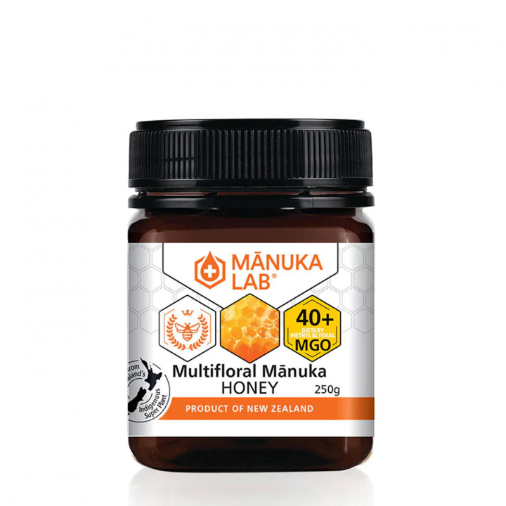 Manuka Lab Manukahonning 40+ MGO 250g i gruppen Råvarer & Drikke / Baking og matlaging / Søtning / Honning hos Rawfoodshop Scandinavia AB (1974)