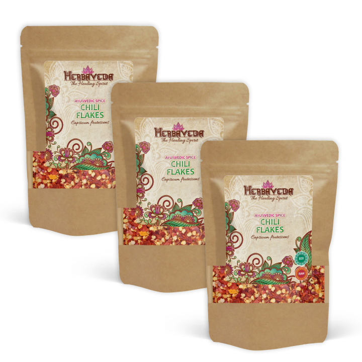 Chilliflakes ØKO 50g x 3 pakker i gruppen Råvarer & Drikke / Spiskammer / Krydder & Salt hos Rawfoodshop Scandinavia AB (201471-SET3)