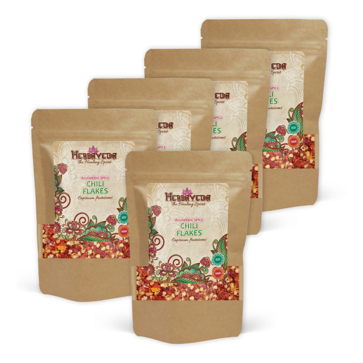 Chilliflakes ØKO 50g x 5 pakker i gruppen Råvarer & Drikke / Spiskammer / Krydder & Salt hos Rawfoodshop Scandinavia AB (201471-SET5)