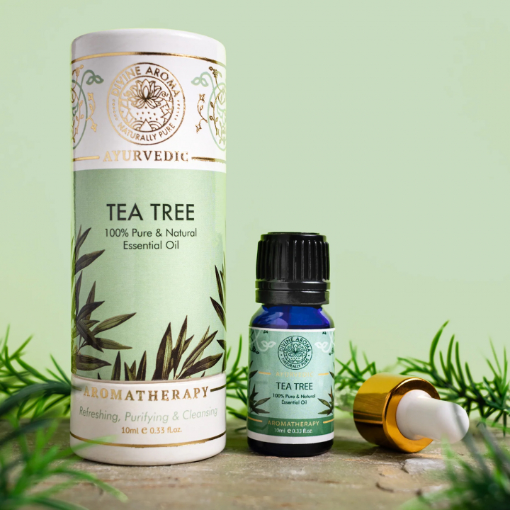 Eterisk Olje Tea Tree 10ml i gruppen Kroppspleie / DIY Råvarer / Essensielle oljer hos Rawfoodshop Scandinavia AB (20196)