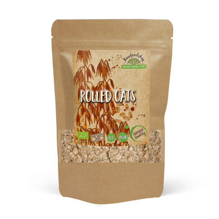 Havregryn ØKO 500g i gruppen Råvarer & Drikke / Baking / Korn og flak hos Rawfoodshop Scandinavia AB (20505-500)