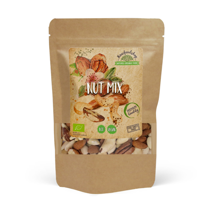 Nøttemiks ØKO 500g i gruppen Råvarer & Drikke / Nøtter hos Rawfoodshop Scandinavia AB (2111615)