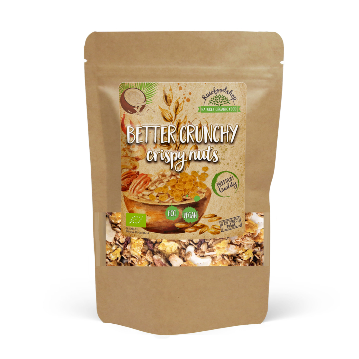 Better Crunchy – Sprø Nøtter ØKO 400g i gruppen Råvarer & Drikke / Spiskammer / Granola & Grøt hos Rawfoodshop Scandinavia AB (21412-400)