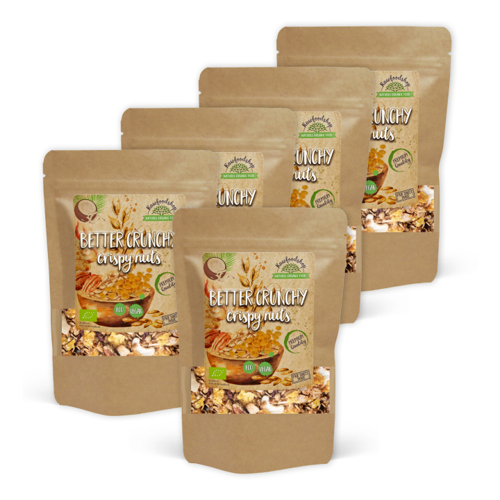 Musli Nøtter & Dadler ØKO 400g x 5 pakker i gruppen Råvarer & Drikke / Spiskammer / Granola & Grøt hos Rawfoodshop Scandinavia AB (21412400-SET5)