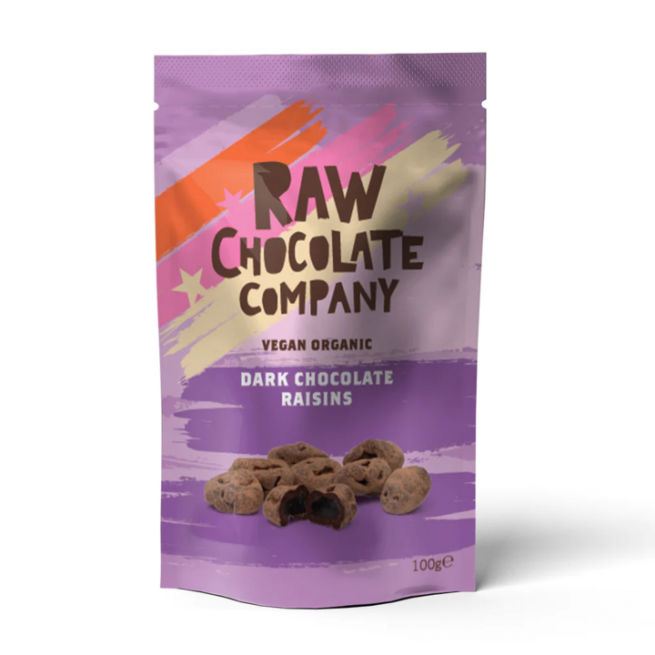 Chocolate Raisins ØKO 100g i gruppen Råvarer & Drikke / Godteri og sjokolade / Sjokolade og bars hos Rawfoodshop Scandinavia AB (219-S)