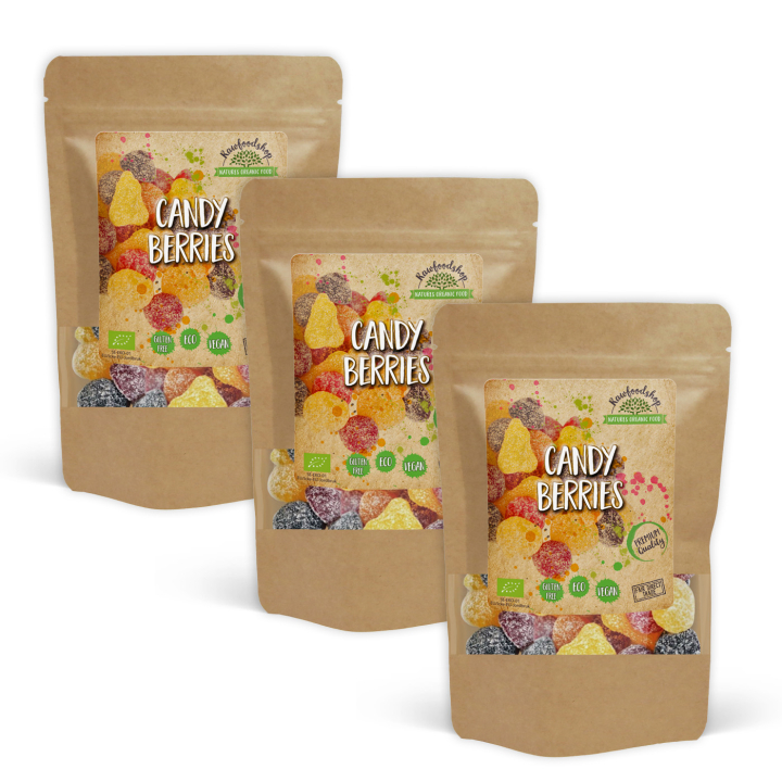Godisbær ØKO 100g x 3 pakker i gruppen Råvarer & Drikke / Godteri og sjokolade / Sukkertøy hos Rawfoodshop Scandinavia AB (22191-SET3)