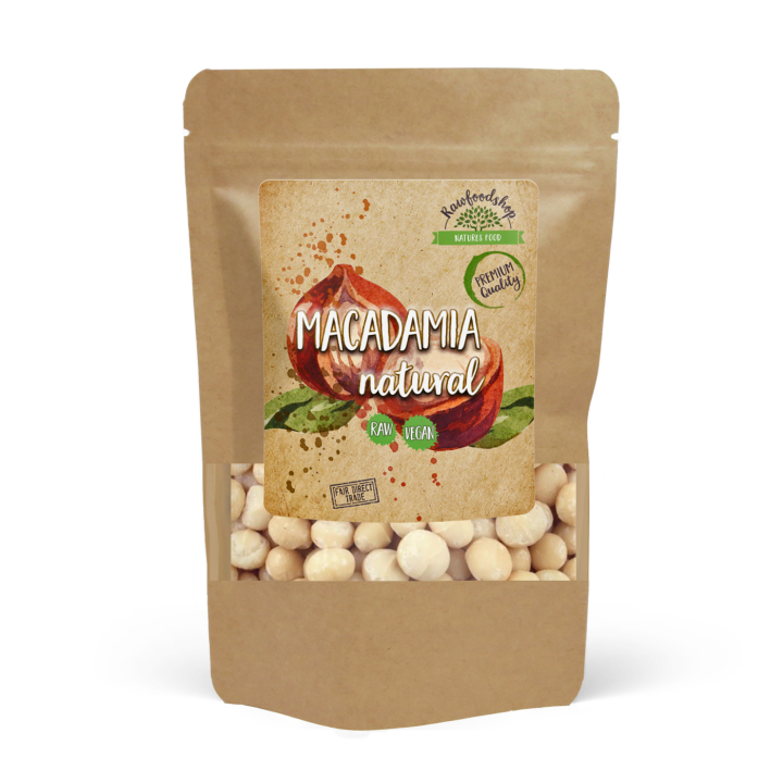 Macadamianøtter Premium RAW 1 kg i gruppen Råvarer & Drikke / Nøtter / Macadamia hos Rawfoodshop Scandinavia AB (22410-1)