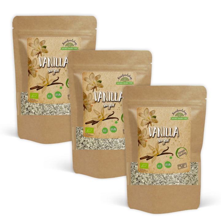 Vaniljesukker ØKO 100g x 3 pakker i gruppen Råvarer & Drikke / Baking / Søtning /  hos Rawfoodshop Scandinavia AB (29170100-SET3)
