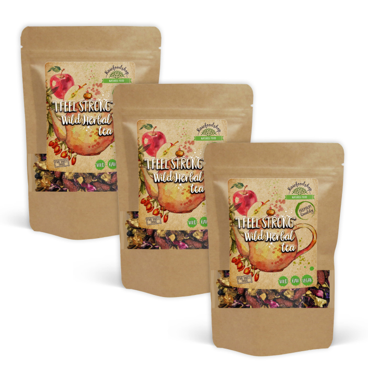 I Feel Strong Vill Urtete 100g x 3 pakker i gruppen Råvarer & Drikke / Drikkevarer / Te hos Rawfoodshop Scandinavia AB (40193-SET3)
