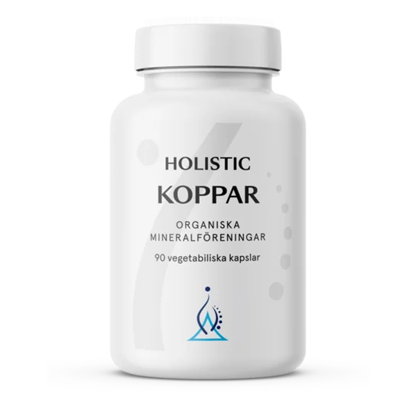 Holistic Kopper 90kaps i gruppen Helse / Kosttilskudd / Mineraler hos Rawfoodshop Scandinavia AB (4054)