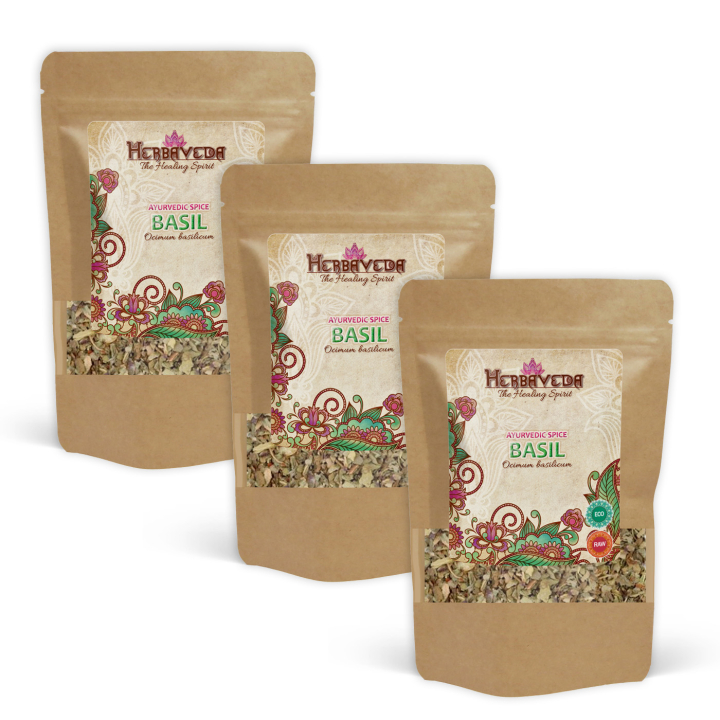Basilikum ØKO 30g x 3 pakker i gruppen Råvarer & Drikke / Spiskammer / Krydder & Salt hos Rawfoodshop Scandinavia AB (406031-SET3)
