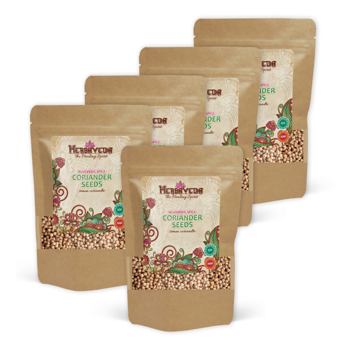 Korianderfrø ØKO 50g x 5 pakker i gruppen Råvarer & Drikke / Spiskammer / Krydder & Salt hos Rawfoodshop Scandinavia AB (406131-SET5)