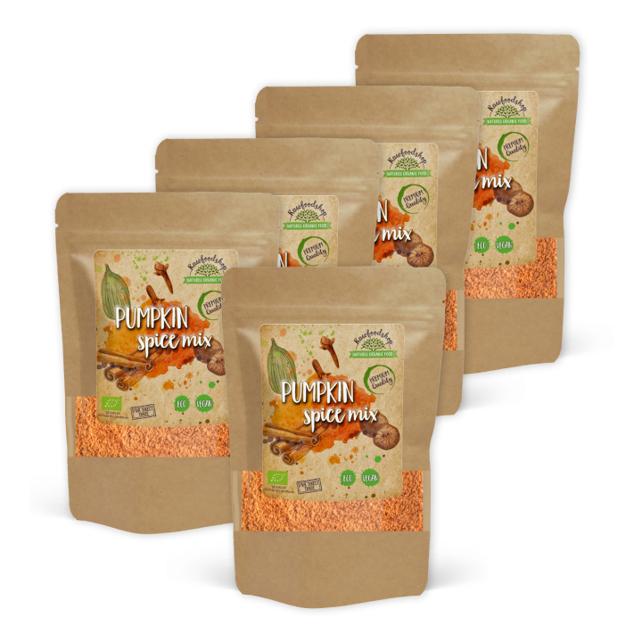 Pumpkin Spice Mix ØKO 100g x 5 pakker i gruppen Råvarer & Drikke / Spiskammer / Krydder & Salt hos Rawfoodshop Scandinavia AB (406501-SET5)