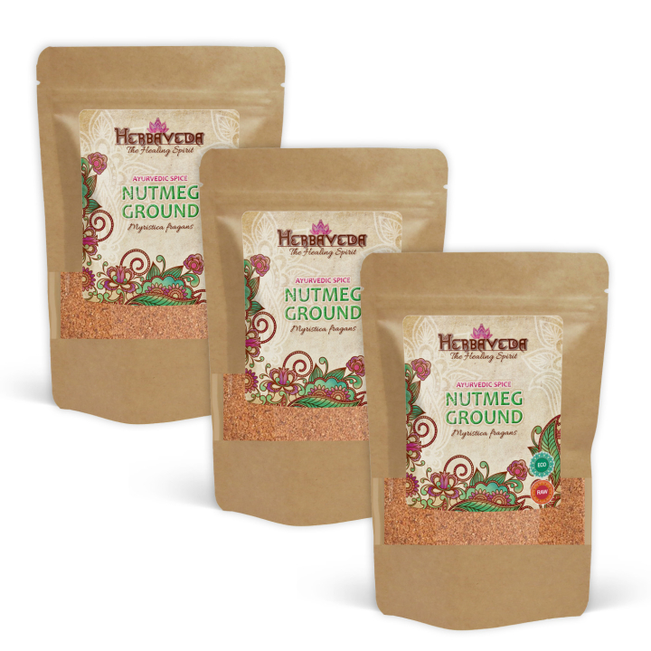 Muskat Malt ØKO 50g x 3 pakker i gruppen Råvarer & Drikke / Spiskammer / Krydder & Salt hos Rawfoodshop Scandinavia AB (406731-SET3)