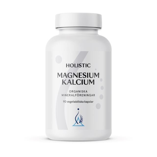 Holistic Magnesium - Kalsium 90 kaps i gruppen Helse / Kosttilskudd / Mineraler hos Rawfoodshop Scandinavia AB (4070)