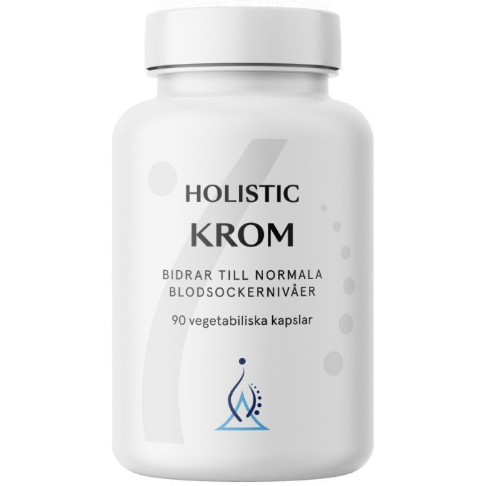 Holistic Krom 90 kapsler i gruppen Helse / Bruksområde / Hjerte og kar hos Rawfoodshop Scandinavia AB (40760)