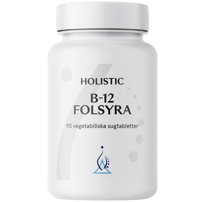 Holistic B-12 90stk i gruppen Helse / Kosttilskudd / Vitaminer hos Rawfoodshop Scandinavia AB (41250)