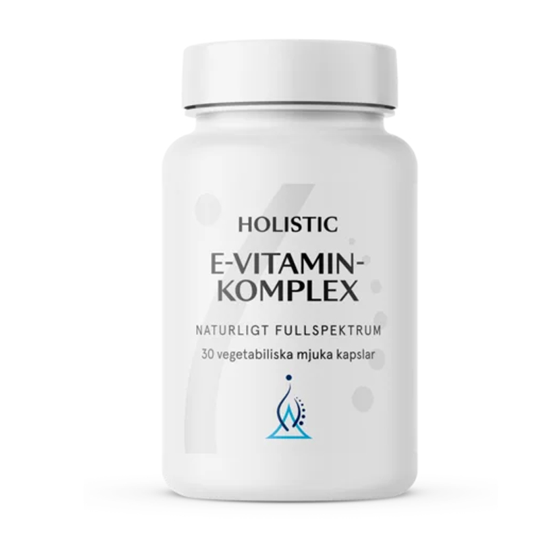 Holistic E-Vitamin kompleks 30kaps i gruppen Helse / Kosttilskudd / Vitaminer / Enkle vitaminer hos Rawfoodshop Scandinavia AB (4134)