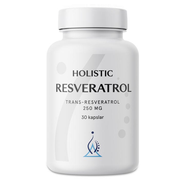 Holistic Resveratrol 30kaps i gruppen Helse / Kosttilskudd hos Rawfoodshop Scandinavia AB (41392)