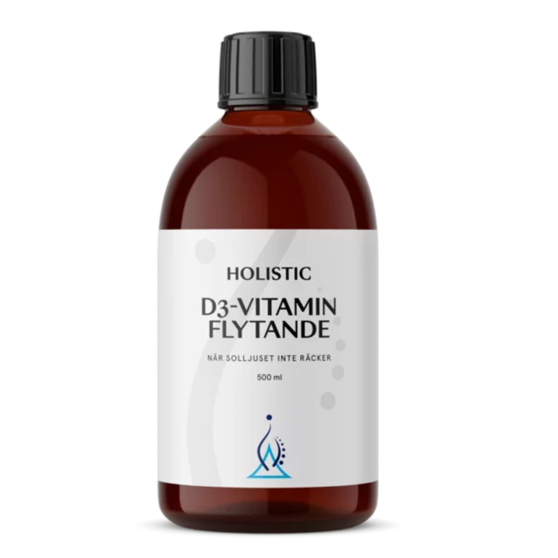 Holistic D3-Vitamin Flytende 500ml i gruppen Helse / Kosttilskudd / Vitaminer / Enkle vitaminer hos Rawfoodshop Scandinavia AB (4141)