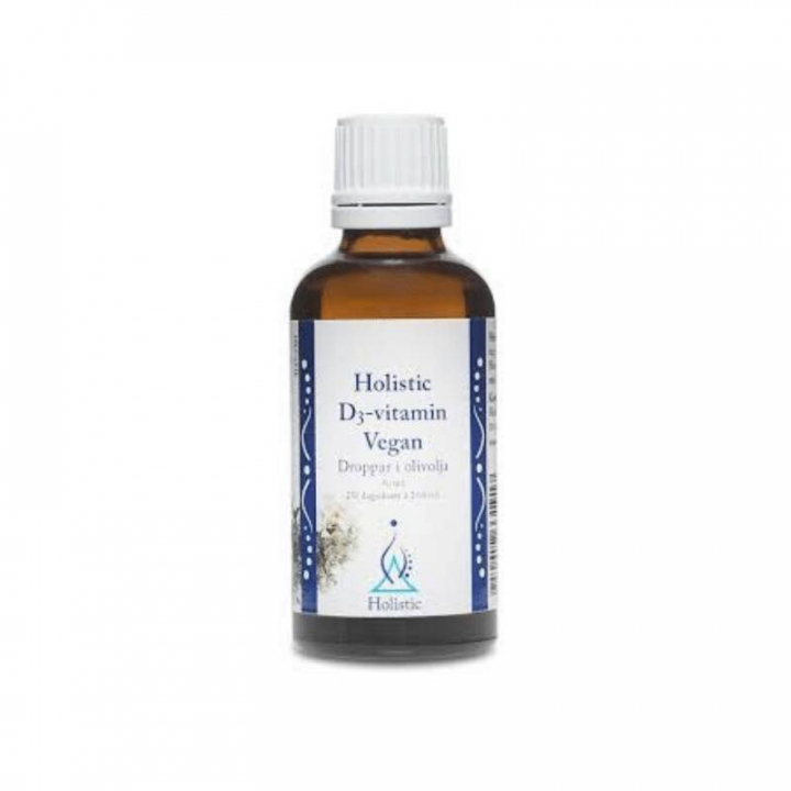 Holistic D3-Vitamin Vegan 50 ml i gruppen Helse / Kosttilskudd / Vitaminer / Enkle vitaminer hos Rawfoodshop Scandinavia AB (4147)