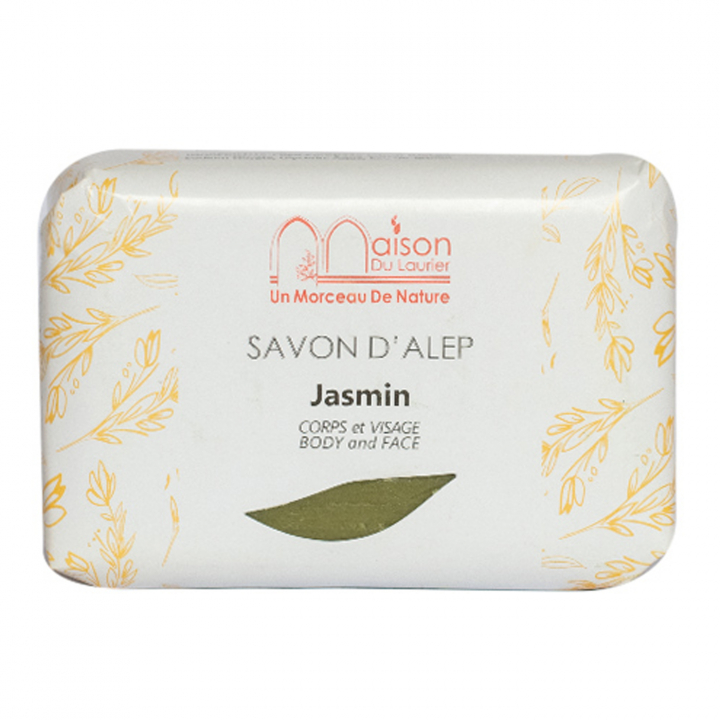 Alepposåpe Jasmine 100g i gruppen Kroppspleie / Ferdige produkter / Såpe hos Rawfoodshop Scandinavia AB (429130)