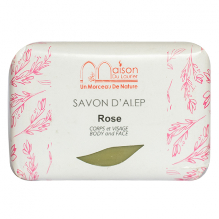 Aleppo såpe Rose 100g i gruppen Kroppspleie / Ferdige produkter / Såpe hos Rawfoodshop Scandinavia AB (429147)