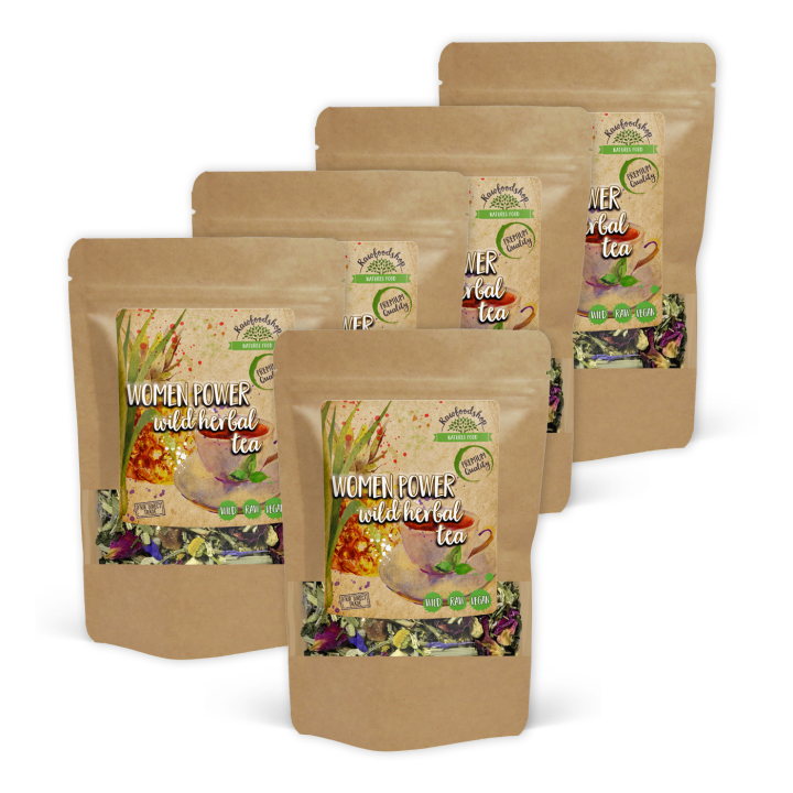 Women Power Vill Urtete 100g x 5 pakker i gruppen Råvarer & Drikke / Drikkevarer / Te hos Rawfoodshop Scandinavia AB (43170-SET5)