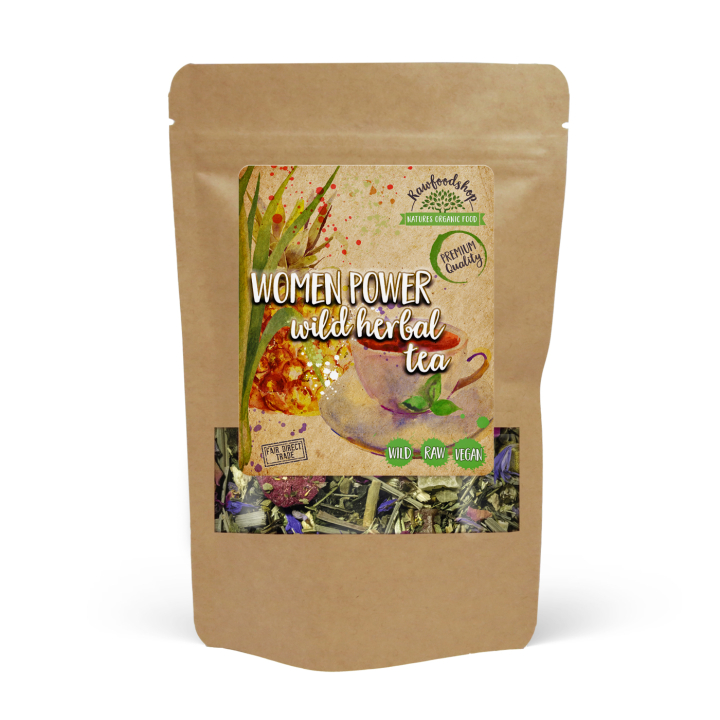 Women Power Vill Urtete 100g i gruppen Råvarer & Drikke / Drikkevarer / Te hos Rawfoodshop Scandinavia AB (43170)