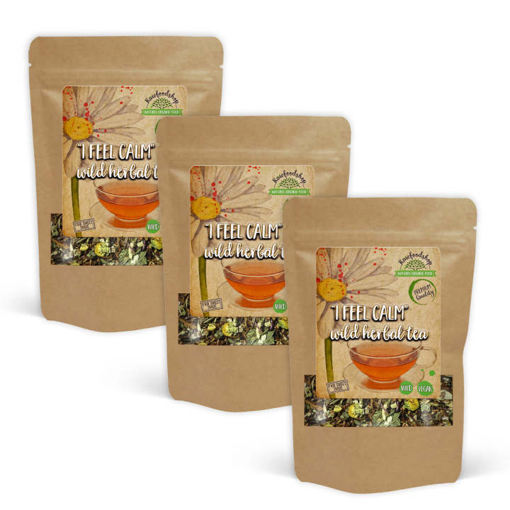I Feel Calm Vill Urtete 100g x 3 pakker i gruppen Råvarer & Drikke / Drikkevarer / Te hos Rawfoodshop Scandinavia AB (43335-SET3)